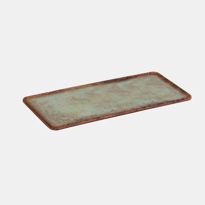 Fuente rectangular Linen. 35.5 x 16 cm - 1 Ud.