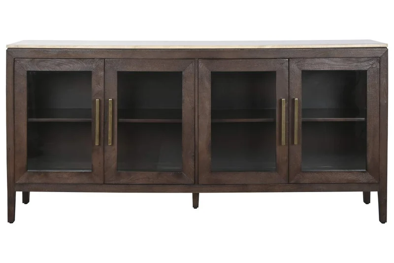 BUFFET MANGO MARMOL 180X40X85 TRAVERTINO