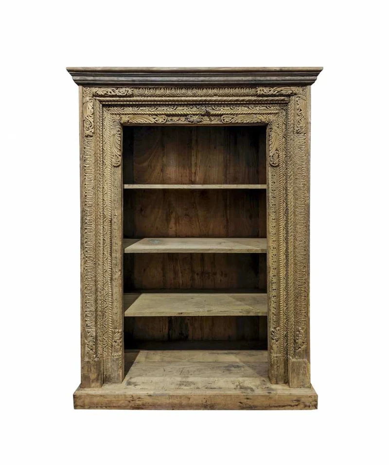 ESTANTERIA TECA 120X50X180 TALLAS ANTIGUAS NATURAL