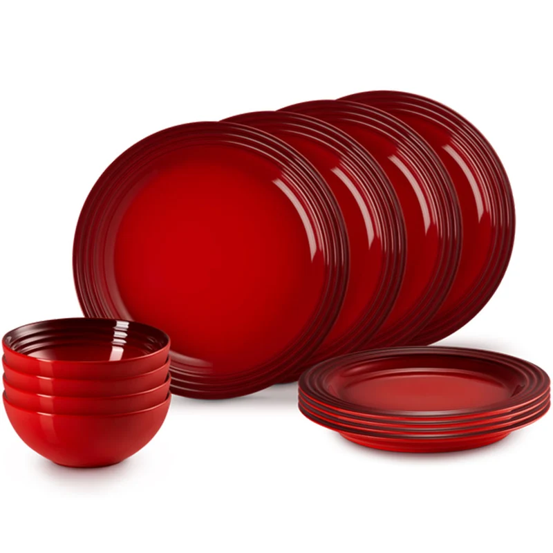 Conjunto 12 piezas cerámicas para servir de Le Creuset