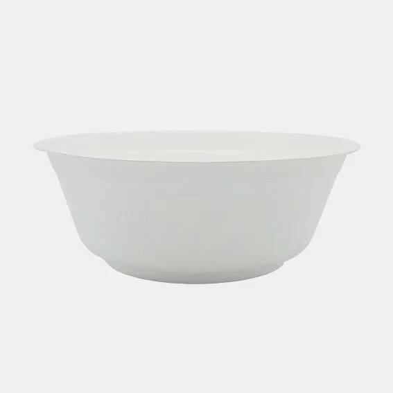 Bowl redondo de caña de azúcar biodegradable. 17,5 x 6,7 cm 950 ml - 600 Uds.