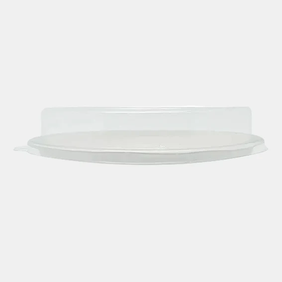 Tapa PET reciclable para bowl de caña de azúcar. 18 x 3,1 cm - 600 Uds.