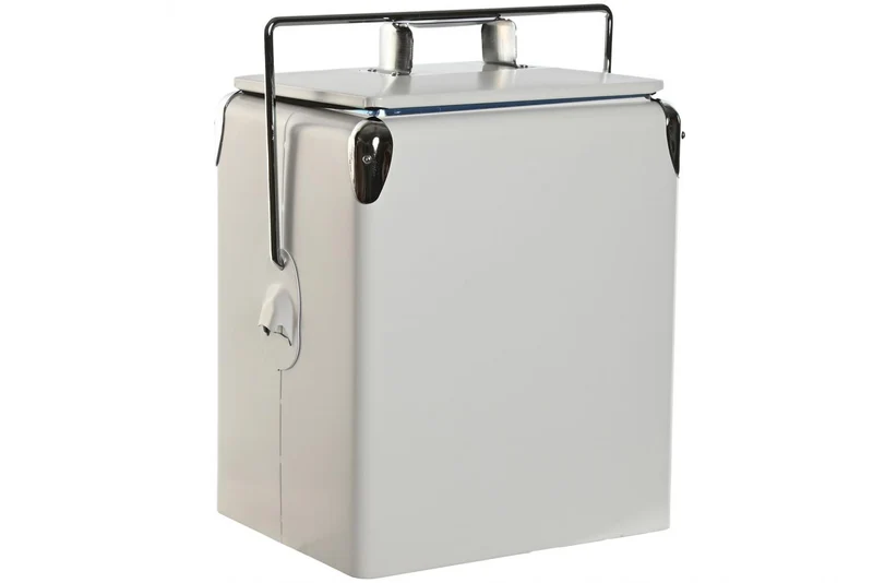 NEVERA METAL PVC 32X24X43 17 LITROS BLANCO
