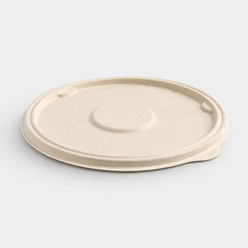 Tapa redonda caña de azúcar compostable para envase hermético. Varias medidas y unidades