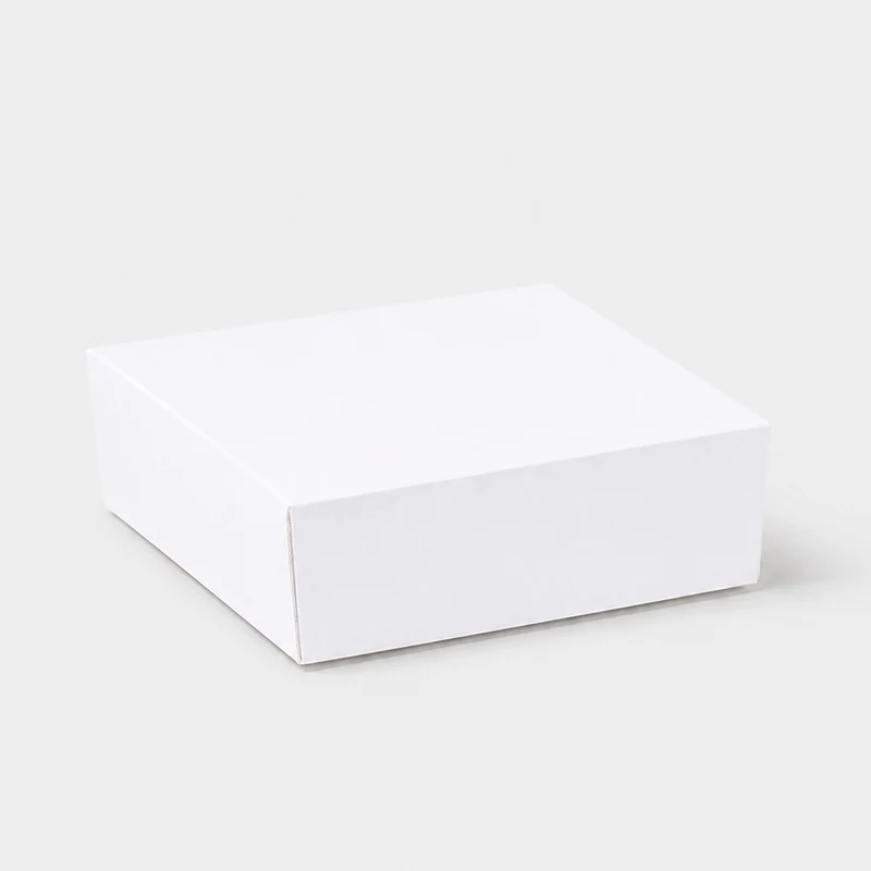 Caja pastelera de cartón blanca. 20 x 20 x 10 cm - 50 Uds.