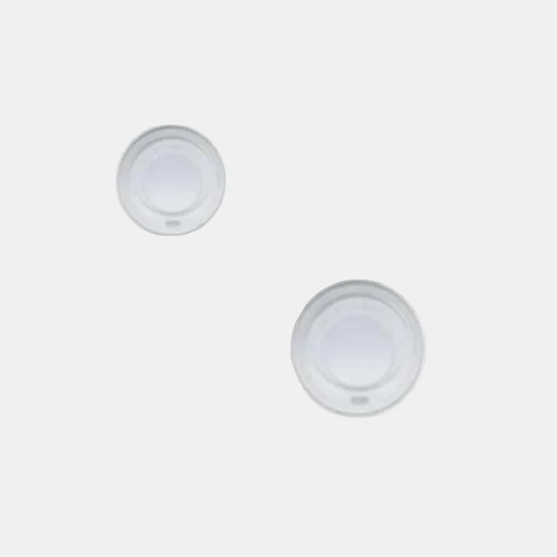 Tapa blanca PS para vaso cartón. ø9 cm - 1000 Uds.