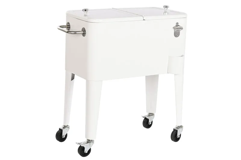 NEVERA ACERO PP 74X43X80 56 LITROS BLANCO