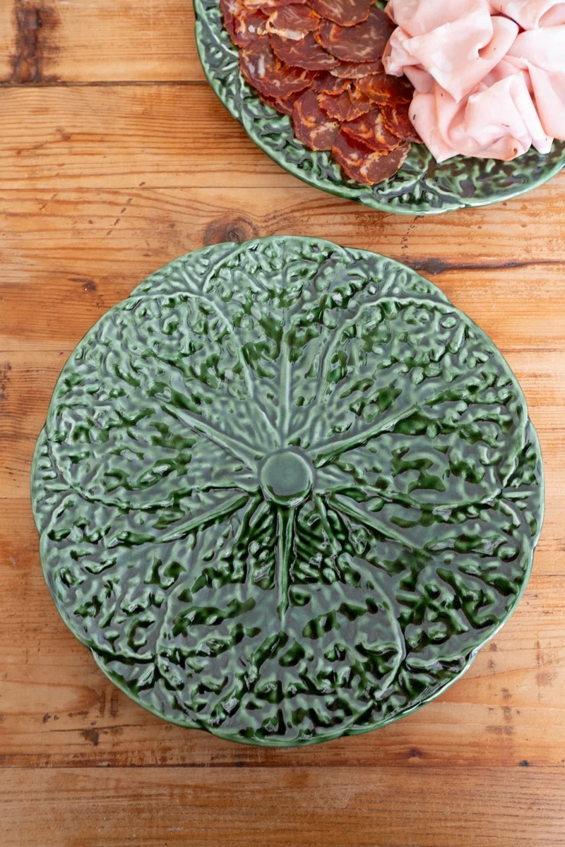 Plato Llano Flor De Col