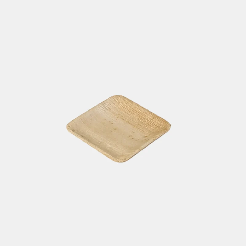 Mini plato llano palmera. 11 x 11 cm - 240 uds.