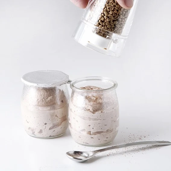 Bote yogurt cristal. ø5 x 7 cm. 120ml - 106 uds.