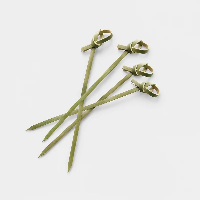Brocheta de bambú lazo 9 cm - 200 Uds