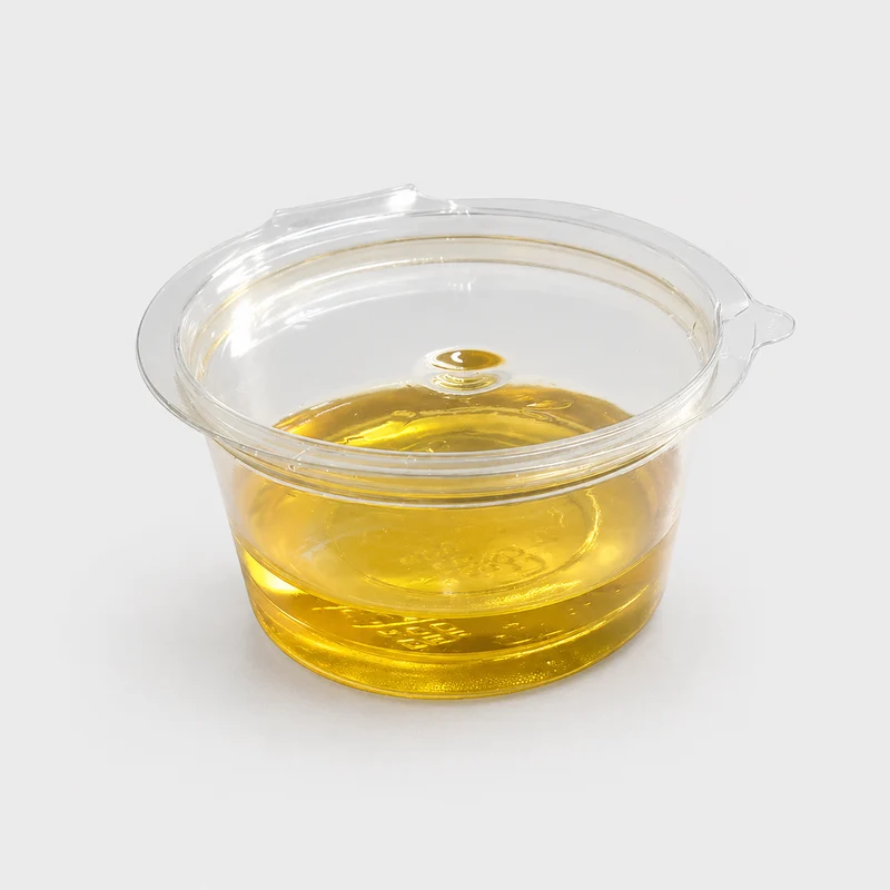 Tarrina salsera PET cierre bisagra. 50 cl - 450 Uds