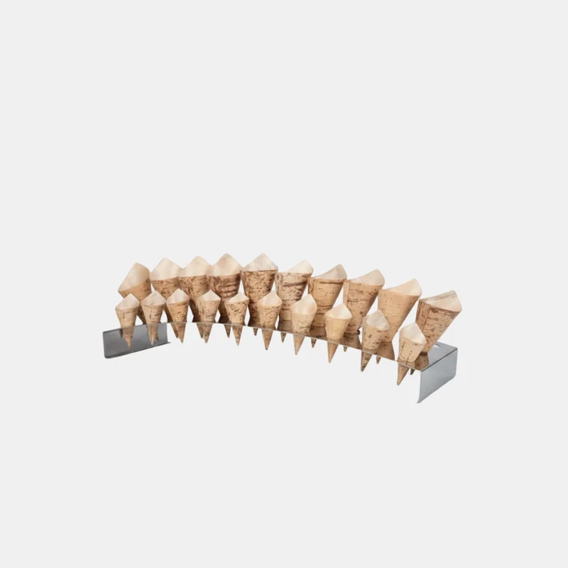 Soporte inox para 30 conos. ø2 x 50 x 15 x 8 cm - 1 Ud.