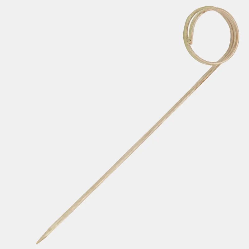 Brocheta bambú Twister 12 cm - 2000 Uds.