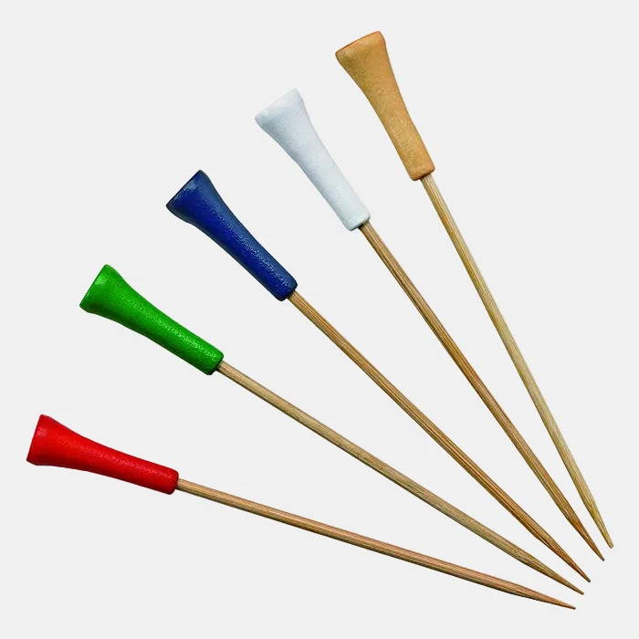 Brocheta bambu golf 12 cm - 1000 Ud.