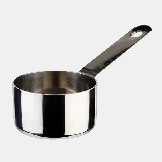 Mini cazo inox ø 5 x 3 cm - 1 Ud.