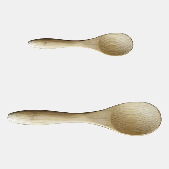 Minicuchara de bambú Tung. 9 cm - 500 Uds.