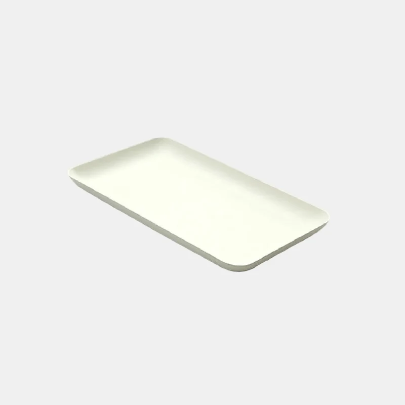 Bandeja rectangular de caña de azúcar biodegradable. Varias medidas - 480 Uds