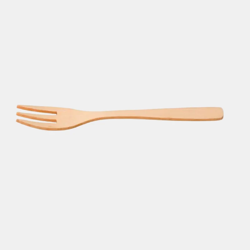 Mini tenedor bambu. 9.8 cm. - 2400 uds.
