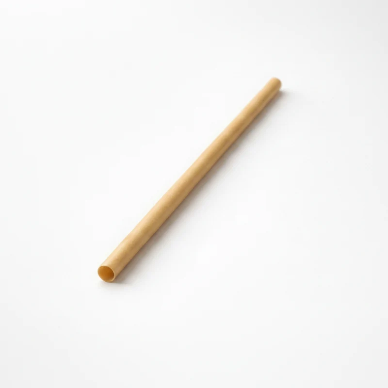 Pajita biodegradable sin funda. ø0.8 x 23 cm - 3500 Uds.