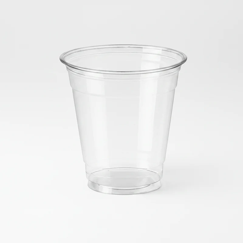 Vaso plástico reciclable PET transparente Ø 9.5 cm. 350 ml - 1000 Uds.