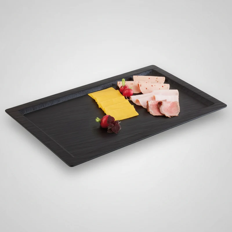 Bandeja melamina pizarra. 53 x 32,5 x 1,5 cm - 1 Ud.