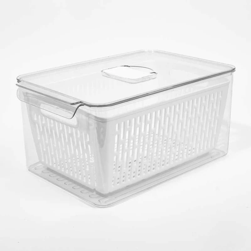 Caixa Organizadora com Tampa para Frigorífico FRESHNESS 8L