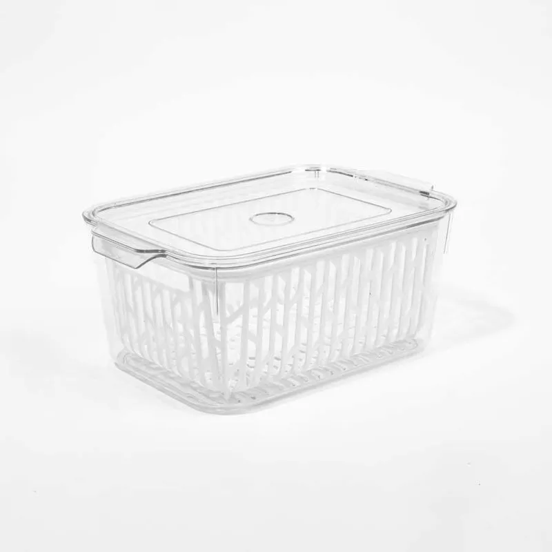 Caixa Organizadora com Tampa para Frigorífico FRESHNESS 2.2L