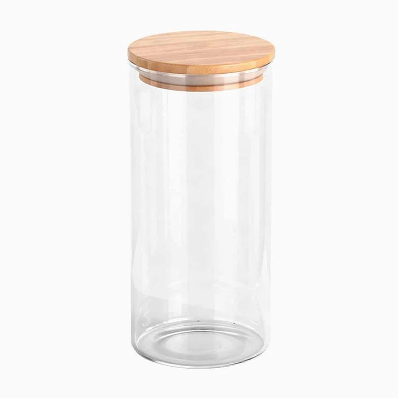Frasco de vidro BAMBU 1,3L