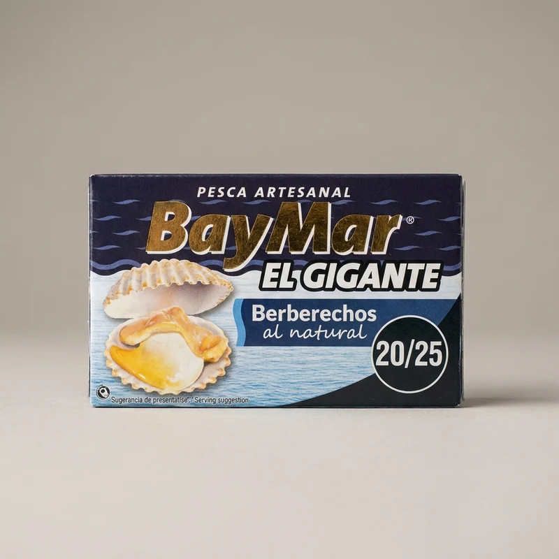 Berberechos al Natural El Gigante 20/25 - 120 ml