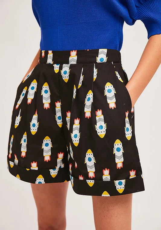 SHORT COHETES NEGRO