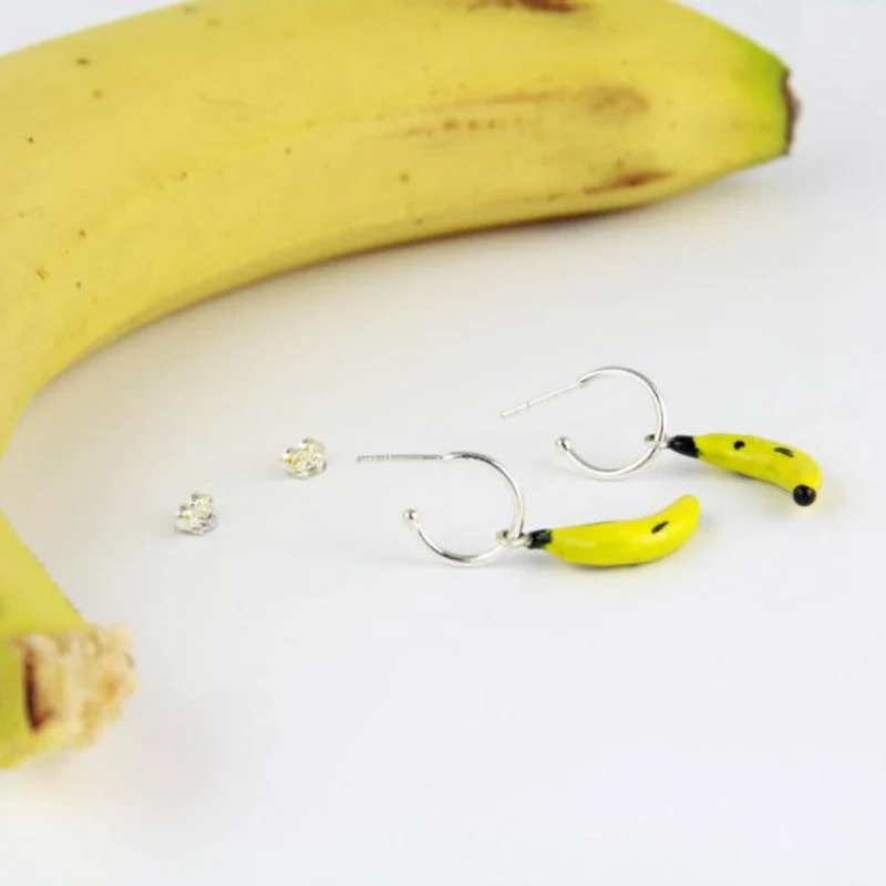 PENDIENTES PLÁTANOS
