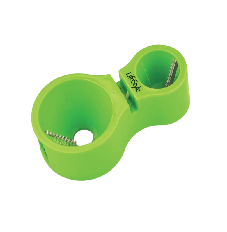 DOBLE CORTADOR ESPIRAL CON AFILADOR DE CUCHILLOS