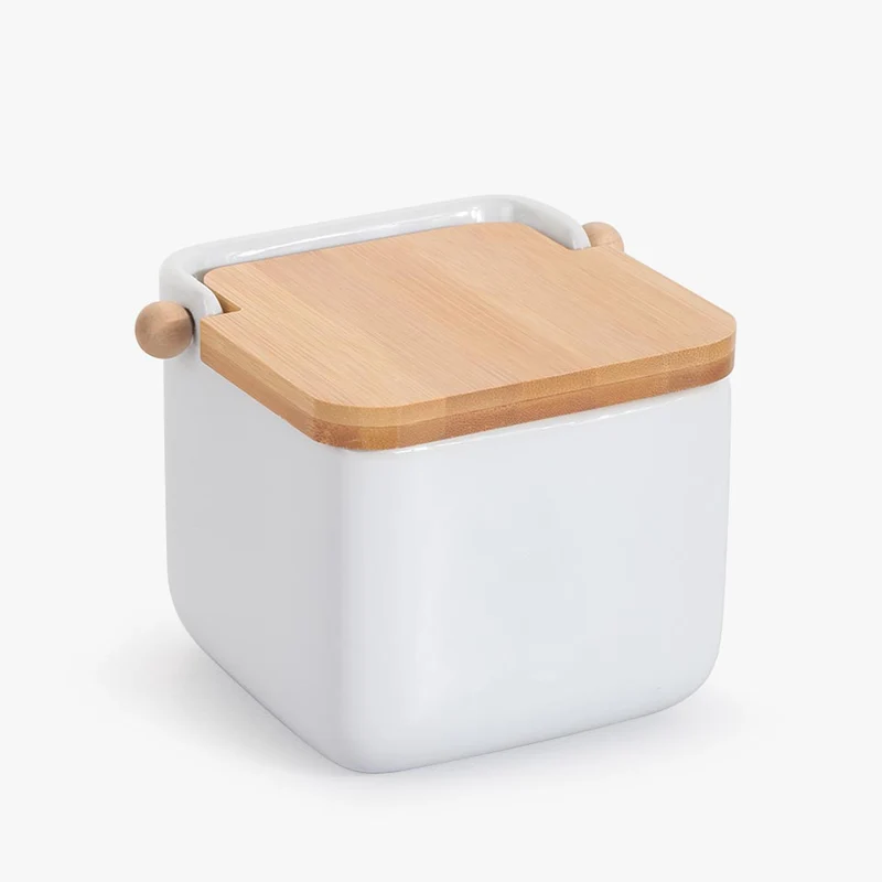 Saleiro RUSTIC Branco 12x12x11cm