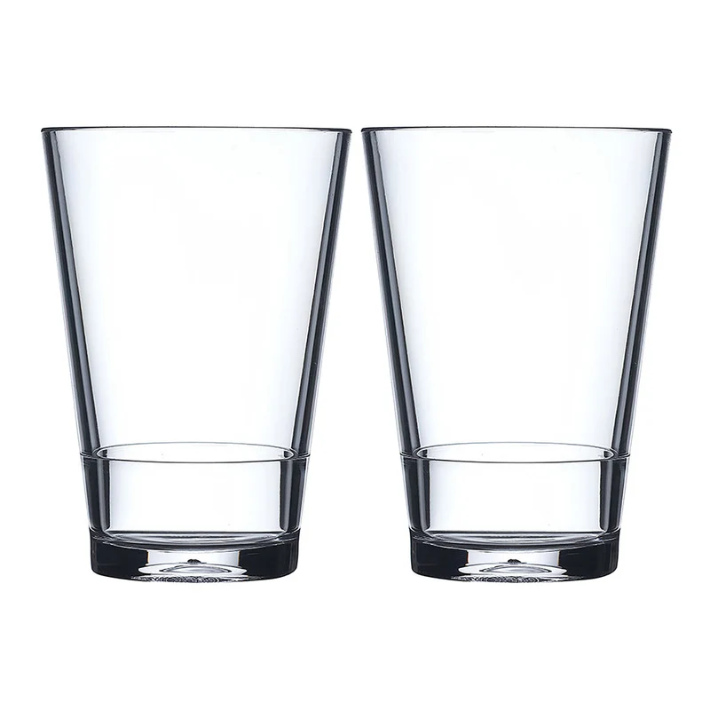 Set de dos vasos de metacrilato Flow de Mepal
