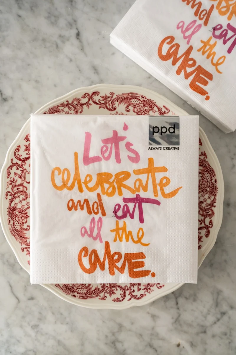 Servilletas Let´S Celebrate And Eat All The Cake Grandes