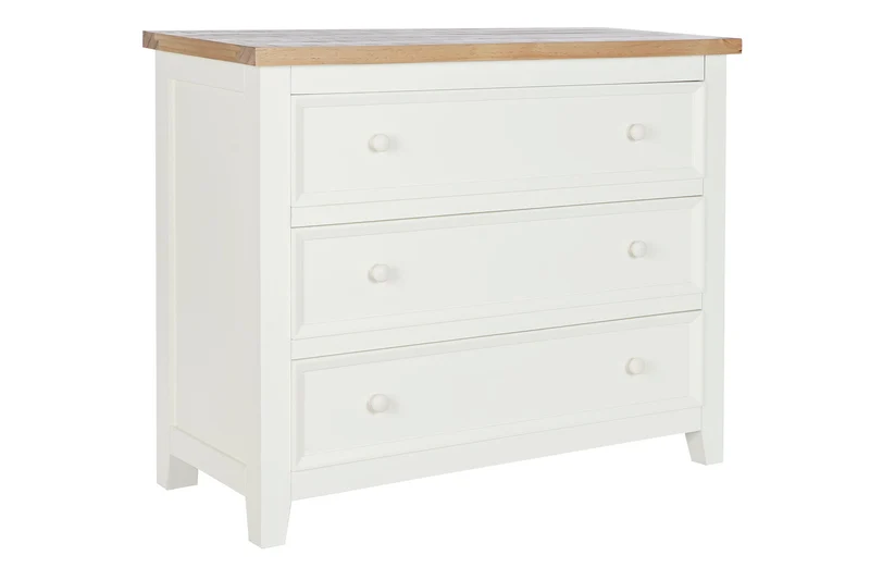 COMODA PAULOWNIA 93,6X38X76 3CAJ, BEIGE