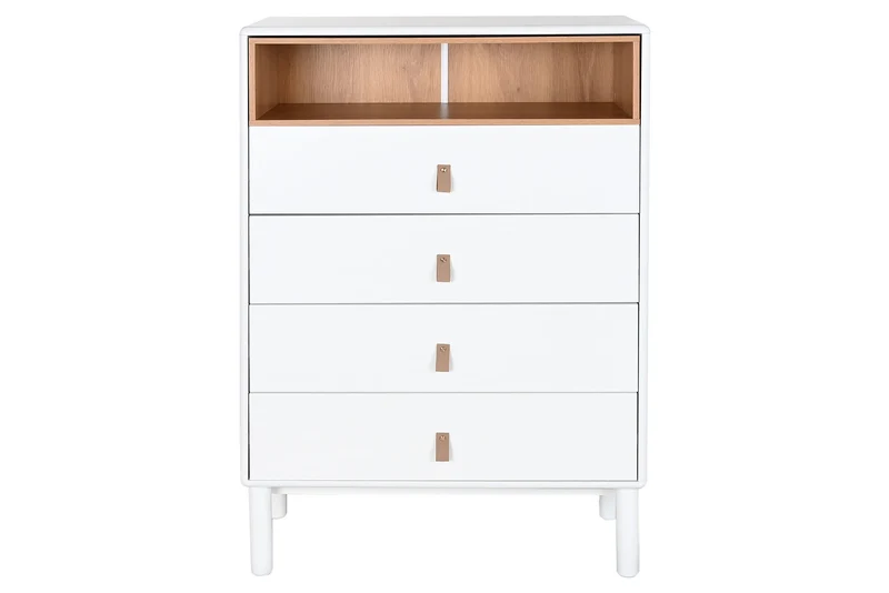 CHIFONIER MDF PU 80X40X117 BLANCO