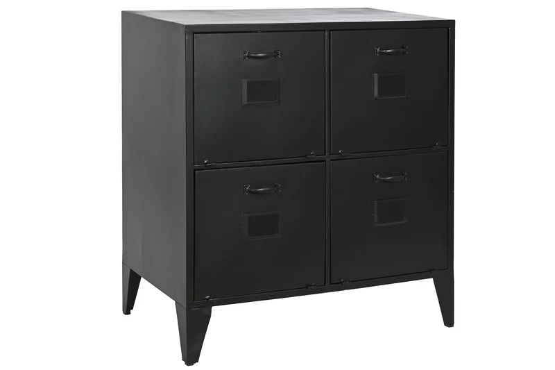 CAJONERA METAL 75X45X80 TAQUILLA NEGRO