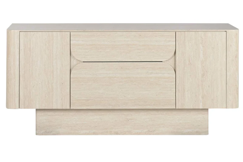 BUFFET MADERA SIMIL 162,6X45,5X76 TRAVERTINO BEIGE