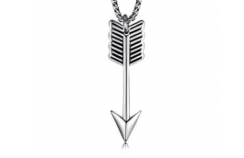 COLLAR ACERO GOLD LION ARROW