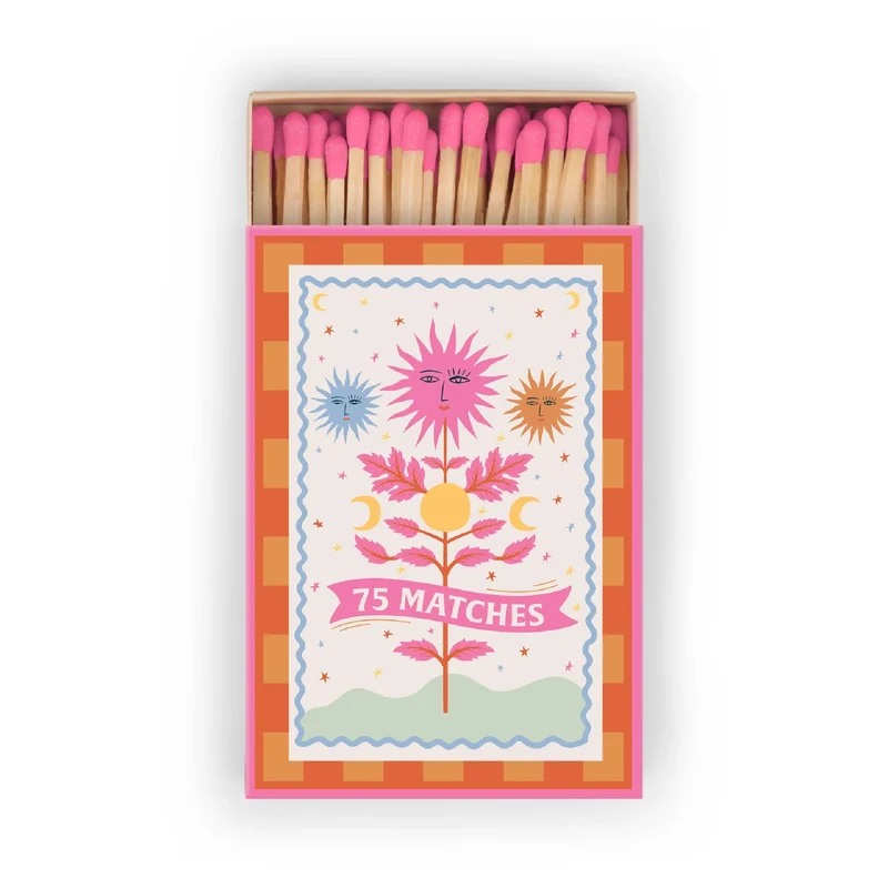 A Dopo Caja de Cerillas"Sun" Hot Pink