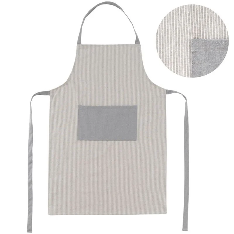DELANTAL GRIS SOFT