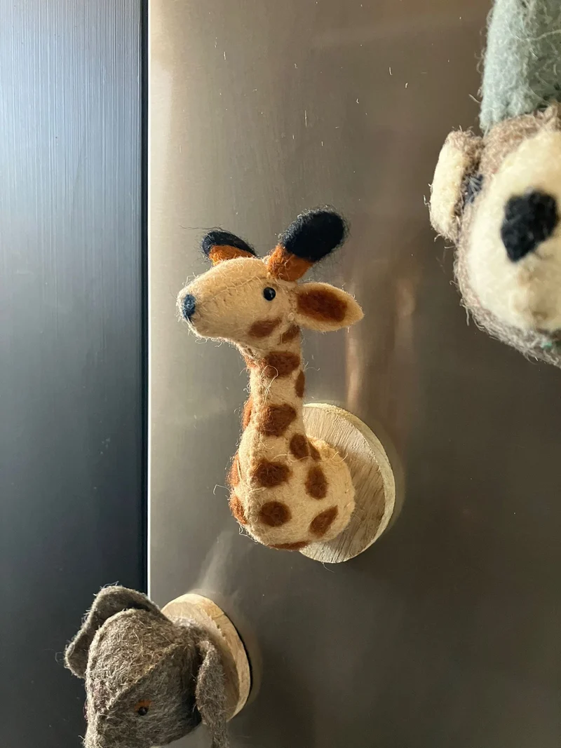 Imán Con Diseño De Cabeza De Animal