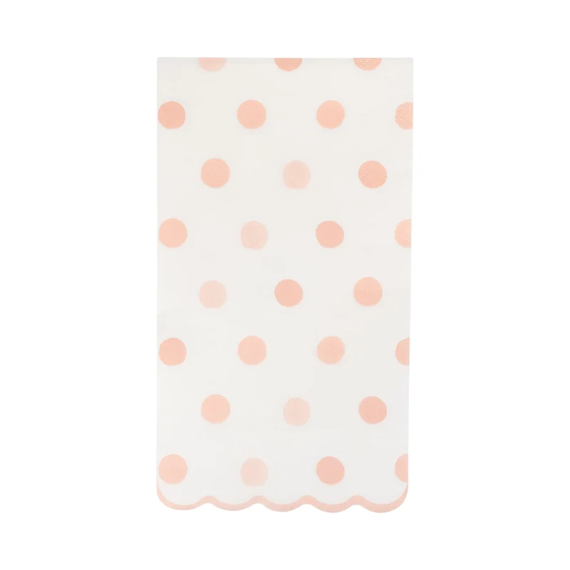 Servilleta de Papel Baby Pink Polka Dot