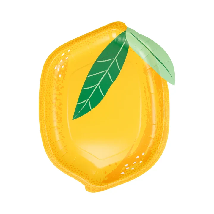 Plato de Papel Lemon Shaped