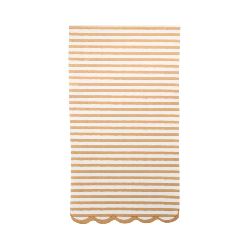 Servilleta de Papel Tan Striped Dinner
