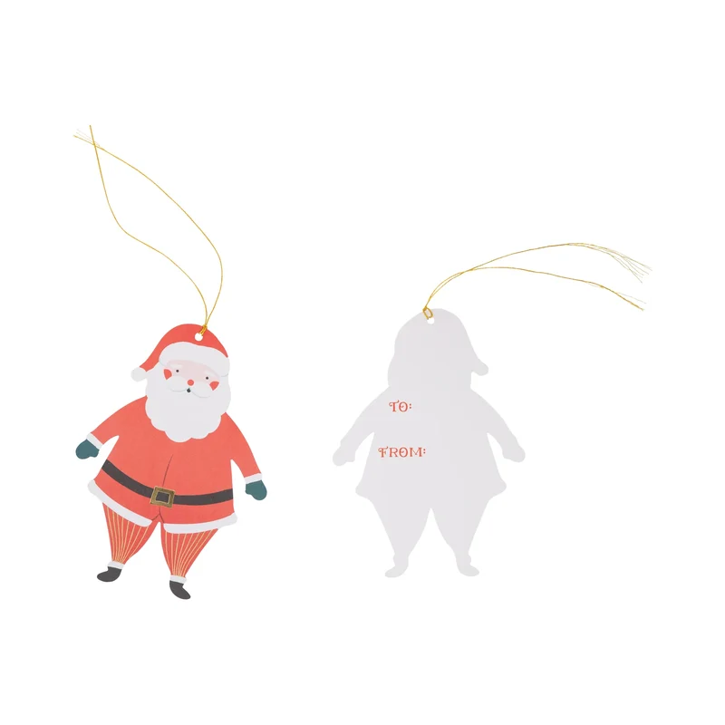 Santa Oversized Tags (Extragrandes)