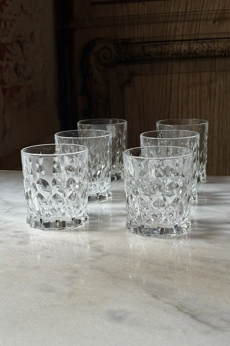 Set 6 Vasos Bajos Diseño Lumiére