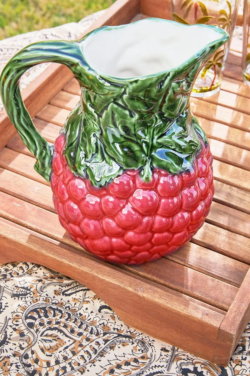 Jarra Cerámica Frambuesa
